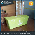 Decorative trade show advertised table cover